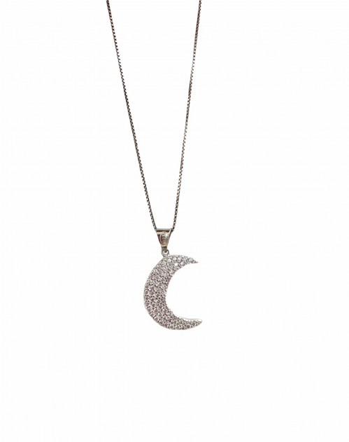 Collana Argento Luna E Zirconi La Griffe Gioielleria CLL01 